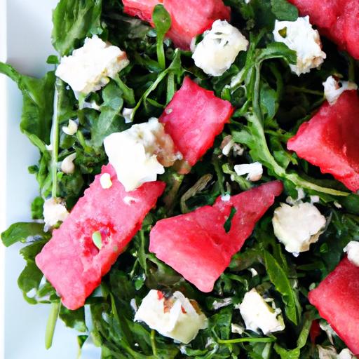 Refreshing‍ Arugula, Watermelon & ⁣Feta Salad Recipe Ideas