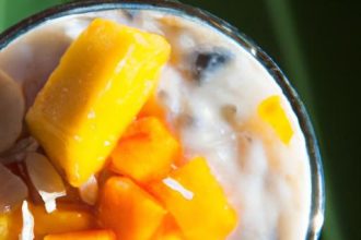 Tropical Twist: Mango Coconut Chia Pudding Delight